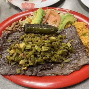 Flank steak plate