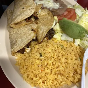 3 quesadilla dinner ~$16