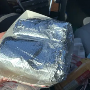 Super shrimp burrito