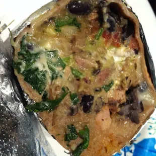 Chili Verde Junior Burrito