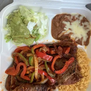 [take out] Steak ala Mexicana Plate