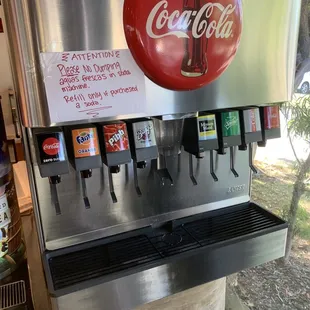 Soda machine