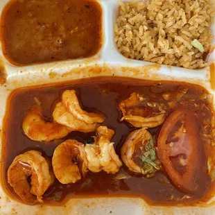 Camarones a la diabla  Super expensive for minimum amount of food they charge more money than high end restaurants