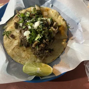Barbacoa taco
