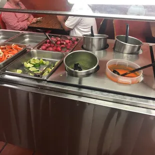 Pick your salsa and sides.