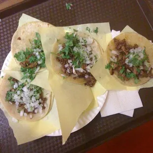 Asada &amp; pastor tacos