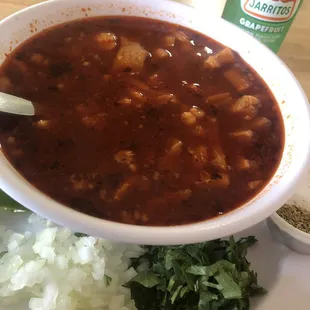 Aaaahhhh...Menudo....Very good!