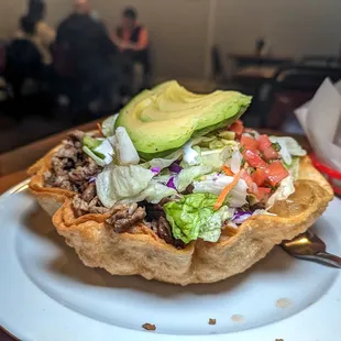 Steak Taco Salad