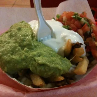 Nachos Fries With Meat