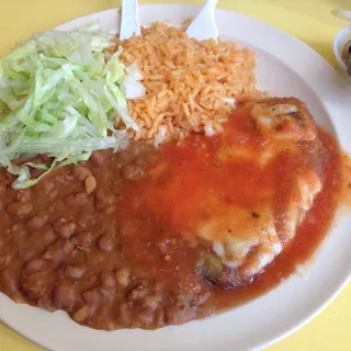 Lunch Chile Relleno