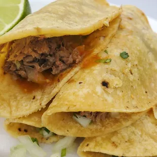 a plate of tortillas