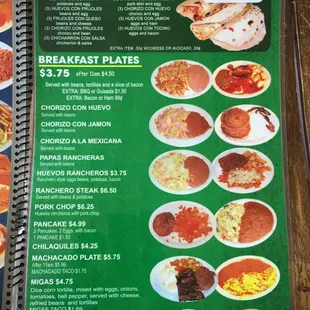 menu, soups and chowder