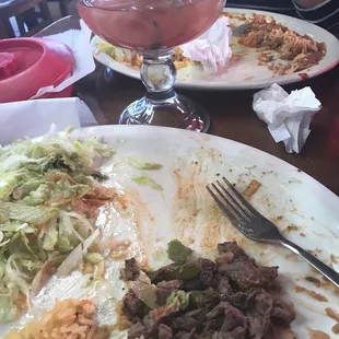 I was too hungry to take a before picture but we couldn't finish everything and it ain't because it wasn't good