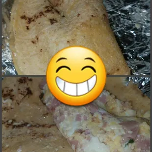 Ham and Egg on corn (3 for $2.99)