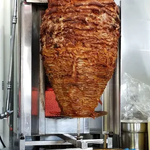 Al pastor on the spit!