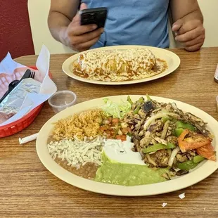 Chicken Fajitas... with EXTRA mushrooms! R I C O