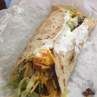 El Sancho in a tortilla