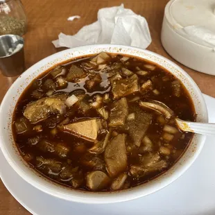 Menudo on Saturday with or without hominy