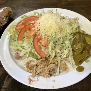 The Ensalada de Carne was very hearty.