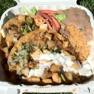 Tofu huevos rancheros!