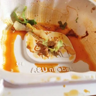 Got grease? This was after I took the sope out of the container.