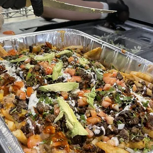 I recommend the asada fries! Super bomb!!