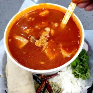 Serving Menudo on Weekends