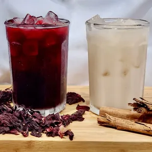 Aguas Fresca, Jamaica &amp; Horchata