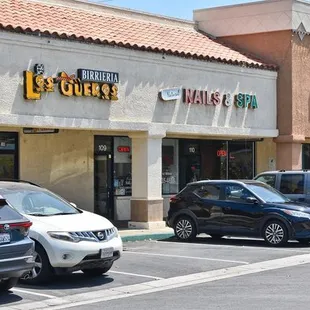 Outside of Taqueria Los Gueros