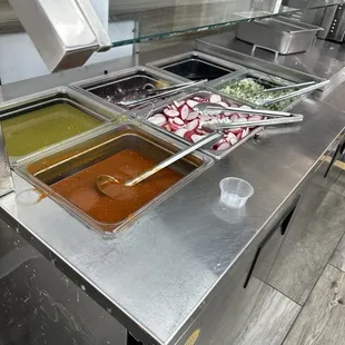 Salsa and condiments