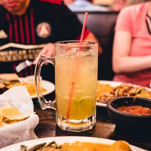 a table full of mexican food