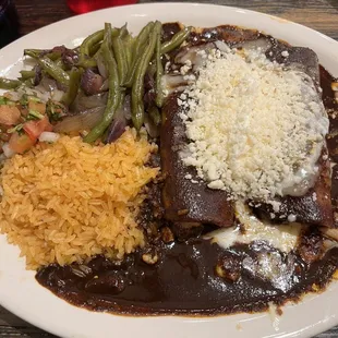 Enchiladas de mole