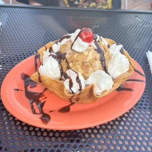 Fried ice cream