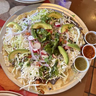 14" Mexican pizza with Pastor. So good!