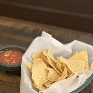 Salsa and Chips