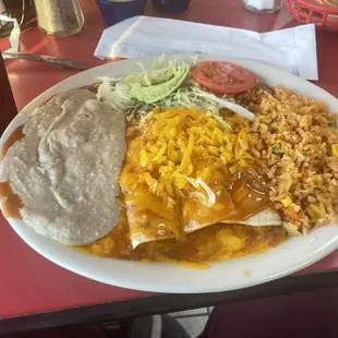 Cheese enchiladas