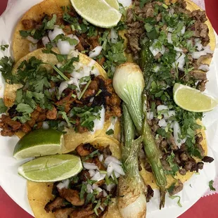 The Mini Taco plate. "Street Tacos" if you will. 3 Al Pastor &amp; 2 fajita