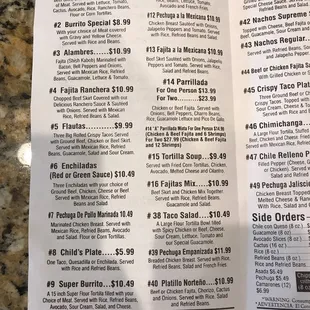 menu, chicken wings and fried chicken