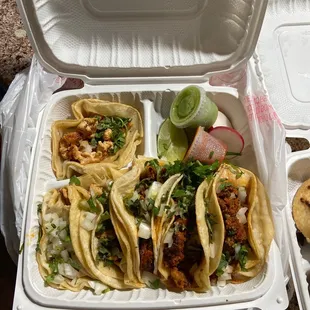 Chicken and Chorizo tacos!!!