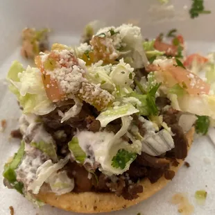 Delicious sopes!