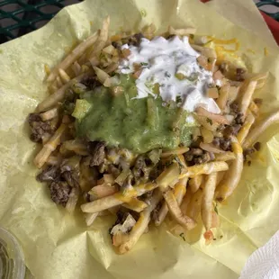 Carne asada fries