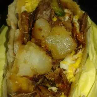 Machaca Burrito