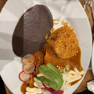 Al pastor enchilada.
