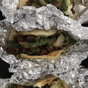 Tacos (2 Pastor - chicken and 1 beef)