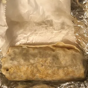 Steak burrito