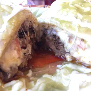 Steak Burrito Verde Suiza