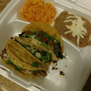 Taco dinner plate