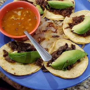 5 mini tacos