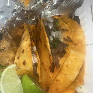 Quesabirra taco with consome