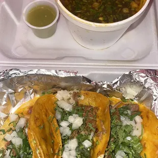 Birria tacos